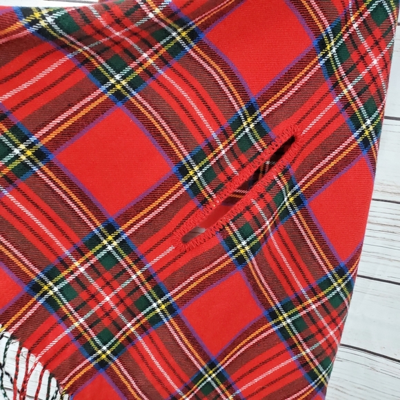 Mudpie | Plaid Blanket Shawl - Picture 2 of 7